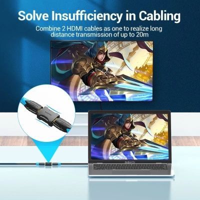 Переходник HDMI F to HDMI F black Vention (AIRB0)