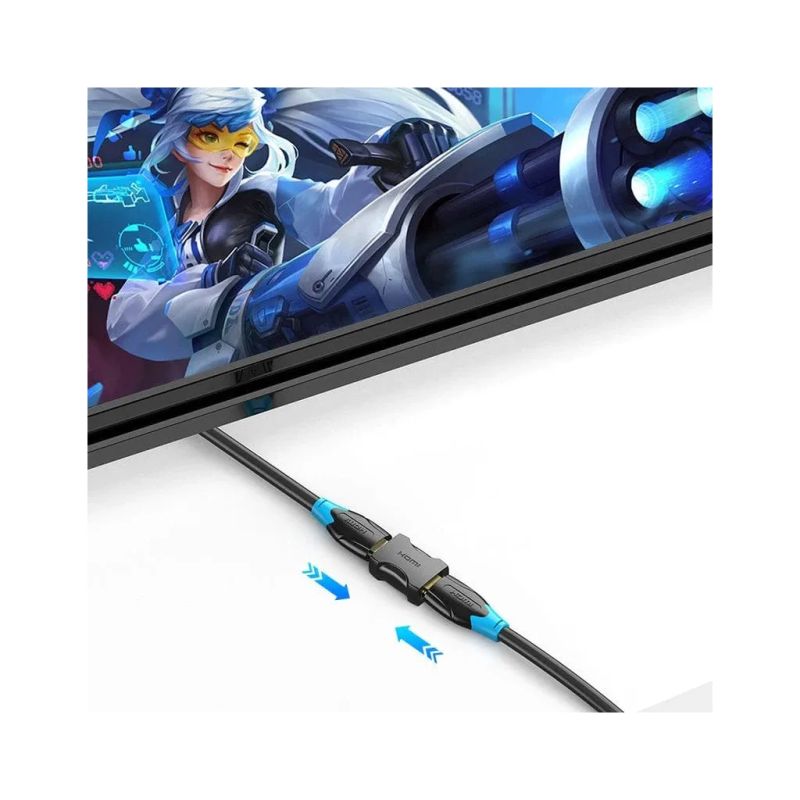 Переходник HDMI F to HDMI F black Vention (AIRB0)