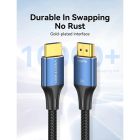 Кабель мультимедийный HDMI M to HDMI M 1.5m 8K60Hz cotton braided blue Vention (ALGLG)
