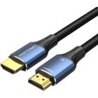 Кабель мультимедийный HDMI M to HDMI M 2.0m 8K60Hz cotton braided blue Vention (ALGLH)