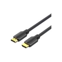 Кабель мультимедійний HDMI M to HDMI M 1.5m 4K60Hz cotton braided black Vention (ALLBG)