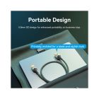 Кабель мультимедийный HDMI M to HDMI M 1.5m 8K60Hz ultra thin cotton braided green Vention (ALOGG)