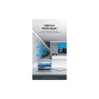 Дата кабель USB 2.0 AM/AF 30.0m Active black Vention (CBKBT)