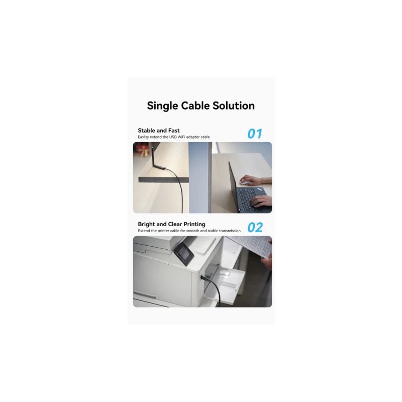 Дата кабель USB 2.0 AM/AF 30.0m Active black Vention (CBKBT)