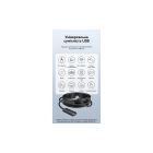 Дата кабель USB 3.0 AM/AF 5.0m Active black Vention (CBMBJ)