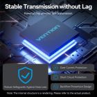 Концентратор Vention USB to 4xUSB 3.2 Gen2 + USB-C 10Gbps 0.15m black (CHOBB)