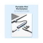Концентратор Vention USB 3.0 to 1xUSB 3.0 + 3xUSB 2.0 0.15m gray (CKOHB)