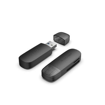 Считыватель флеш-карт Vention USB 3.0 to SD+TF Black Dual Drive Letter (CLGB0)