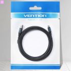 Дата кабель USB 2.0 AM to USB-C 1.5m 3A black Vention (COKBG)