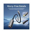 Кабель мультимедійний USB-C to DisplayPort M 0.25m 8K black Vention (CRGBC)