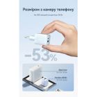 Зарядное устройство Vention 1xUSB-C PD30W + 1xUSB QC3.0 30W GaN white (FEQW0-EU)