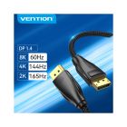 Кабель мультимедійний DisplayPort M to DisplayPort M 2.0m 8K60Hz black Vention (HCCBH)
