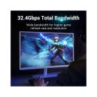 Кабель мультимедійний DisplayPort M to DisplayPort M 2.0m 8K60Hz black Vention (HCCBH)