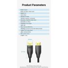 Кабель мультимедійний DisplayPort M to DisplayPort M 2.0m 8K60Hz black Vention (HCCBH)