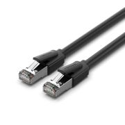 Патч-корд 8м, S/FTP cat 8 RJ-45 black Vention (IKKBK)
