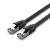Патч-корд 8м, S/FTP cat 8 RJ-45 black Vention (IKKBK)