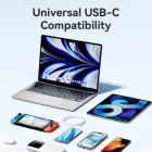 Дата кабель USB-C to USB-C 1.0m 3A black Vention (TRCBF)