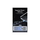 Дата кабель USB-C to USB-C 1.5m 240W aluminum black Vention (TREBG)