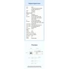 Зарядний пристрій Vention 1xUSB-C PD30W + 1xUSB QC3.0 30W GaN + cable USB-C to USB-C 1.0m white (TZ-FEQW0-EU-01)