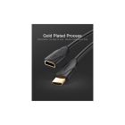 Кабель мультимедійний HDMI M to HDMI F 0.5m 4K60Hz black Vention (VAA-B06-B050)