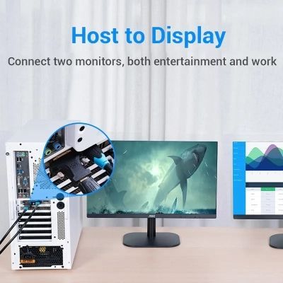 Переходник HDMI F to DVI M 24+1pin black Vention (AILB0)
