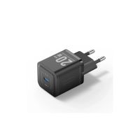 Зарядний пристрій Vention USB-C PD20W GaN black (FEPB0-EU)