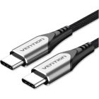 Дата кабель USB-C to USB-C 2.0m aluminum gray Vention (TADHH)