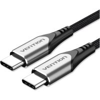 Дата кабель USB-C to USB-C 2.0m aluminum gray Vention (TADHH)