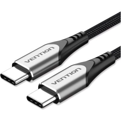 Дата кабель USB-C to USB-C 2.0m aluminum gray Vention (TADHH)
