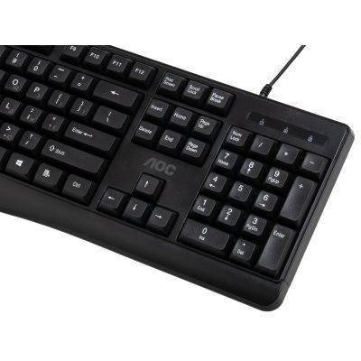 Комплект AOC KM170B USB UA Black (KM170B/97)