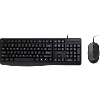Комплект AOC KM170B USB UA Black (KM170B/97)