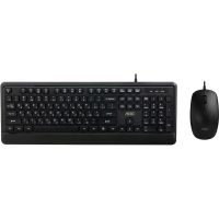 Комплект AOC KM220B USB UA Black (KM220B/97)