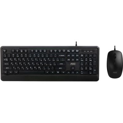 Комплект AOC KM220B USB UA Black (KM220B/97)