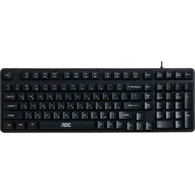 Клавиатура AOC GK116B LED USB UA Black (GK116B/97)