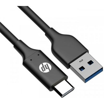Дата кабель USB 2.0 AM to USB-C 1.0m 3A braided HP (HP_DHC-TC102-1M)