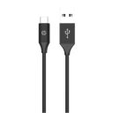 Дата кабель USB 2.0 AM to USB-C 1.0m 3A braided HP (HP_DHC-TC102-1M)