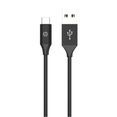 Дата кабель USB 2.0 AM to USB-C 1.0m 3A braided HP (HP_DHC-TC102-1M)