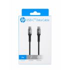 Дата кабель USB-C to USB-C 2.0m 3A 60W HP (HP_DHC-TC112G-2M)