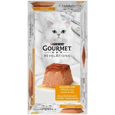 Паштет для кошек Purina Gourmet Revelations мусс с курицей 2х57 г (7613287070081)
