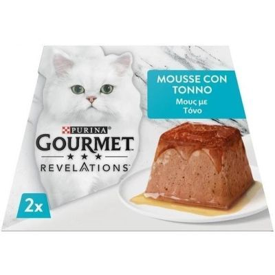 Паштет для кошек Purina Gourmet Revelations мусс с тунцем 2х57 г (8445291938014)