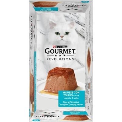 Паштет для кошек Purina Gourmet Revelations мусс с тунцем 2х57 г (8445291938014)