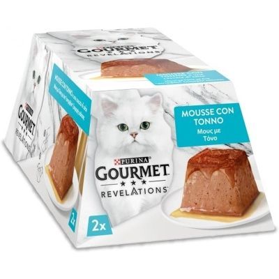 Паштет для кошек Purina Gourmet Revelations мусс с тунцем 2х57 г (8445291938014)