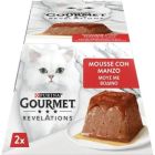 Паштет для кошек Purina Gourmet Revelations мусс с говядиной 2х57 г (7613287070005)