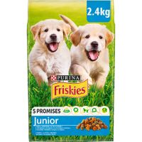 Сухой корм для собак Purina Friskies Junior с курицей, овощами и молоком 2.4 кг (7613034232205)