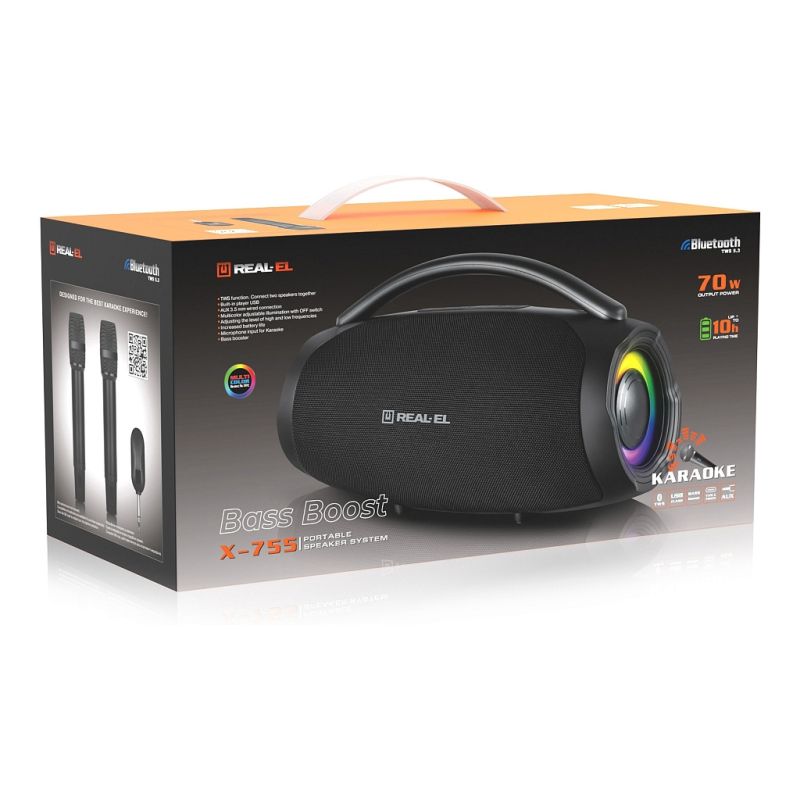 Акустична система REAL-EL X-755 Black (EL121600031)