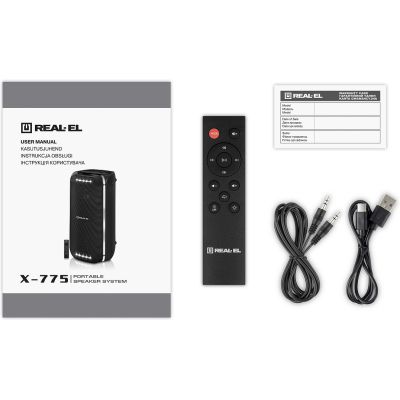 Акустична система REAL-EL X-775 Black (EL121600032)