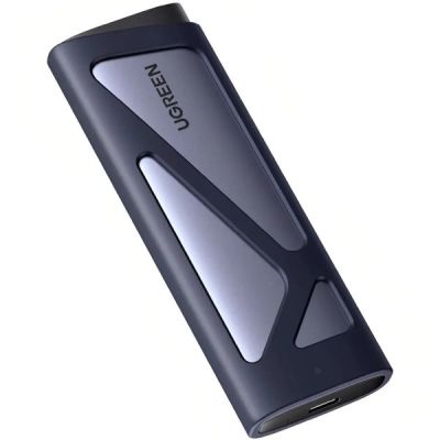 Карман внешний Ugreen USB 3.2 Gen 2 to M.2 NVMe/SATA 10Gbps UASP TRIM CM767 gray (15813)