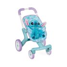 Коляска для кукол Smoby Стич. Прогулка с поворотными колесами и мягкой игрушкой (7600251225)
