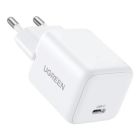 Зарядний пристрій Ugreen USB-C PD20W GaN X512 white (55554)