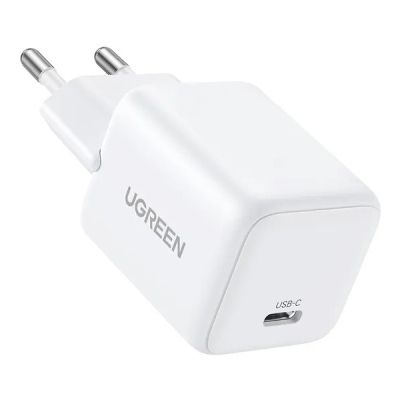 Зарядний пристрій Ugreen USB-C PD20W GaN X512 white (55554)